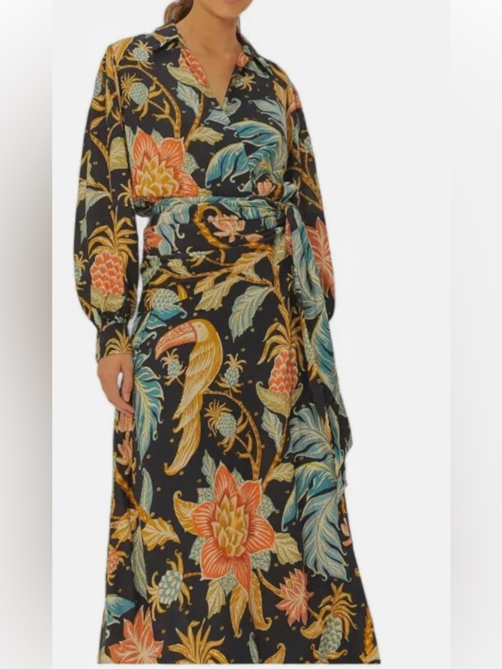 NWT Farm Rio Amalfi wrap dress - Picture 7 of 9
